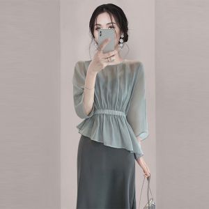 Luxury Summer Fashion New Design Chic Tea Party Evening Dress