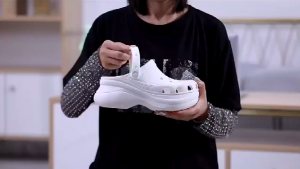 Sandal wanita Cross Classic Bae Clog Cross Sandal wanita platform Chain Embellished Tinggi 7-8cm