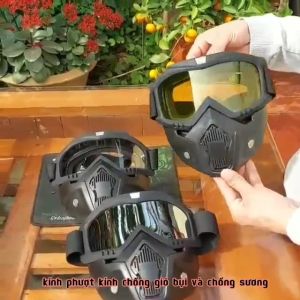 Mặt Nạ Phượt Kính Bảo Hộ Loại Xịn Chống Bụi Chống Sương Có Đủ Màu Lựa Chọn