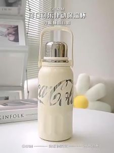 Bình đựng nước giữ nhiệt  ly giữ nhiệt cao cấp CocaSting dung tích 800ml có quai xách Bằng Thép Không Gỉ 316