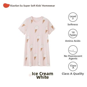 potatokids | Summer New Short Sleeve Modal Home Girl Sleepwear
