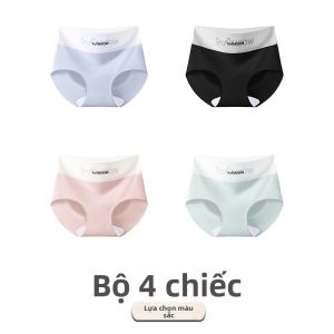 Quần lót MiiOW Cat Person cho nữ làm bằng cotton nguyên chất mỏng kháng khuẩn