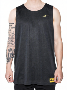 Narrow Shoulder Basketball Vest White