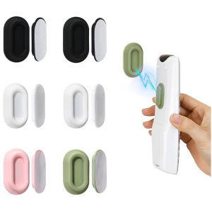 6 Pack Magnetic Remote Control Holder Wall Mount Soft Silicone Remote Control Caddy with Strong Adhesive Remote Holder