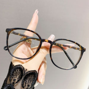 แว่นตาอ่านหนังสือย้อนยุคป้องกันแสงสีฟ้าอ่อนมาก + 100ถึง + 400กรอบทรงกลมกรอบแว่นสายตายาวของผู้หญิงแว่นตาสำหรับผู้ชายสูงอายุที่มีเกรด