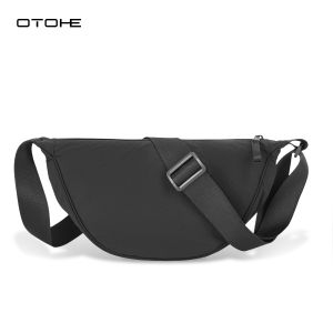 OTOHE กระเป๋าสะพายไหล่คาดลำตัวกระเป๋าสะพายกระเป๋าทรงเกี๊ยวกระเป๋าความจุขนาดใหญ่กระเป๋าน้ำหนักเบาแฟชั่นใช้ได้ทั้งชายและหญิงกระเป๋าคาดลำตัวใต้วงแขนกระเป๋าหิ้วสำหรับผู้ชายและผู้หญิงกระเป๋ากระเป๋าเดินทางกระเป๋า