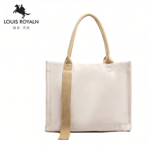 LUYIGUIZU | Customizable Logo Tote Bag Canvas Large Capacity