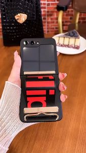 Hard PC Wristband Phone Case For Samsung Galaxy Z Flip 5 Mobile Phone Case With Hinge Protection Ultra-Light Design