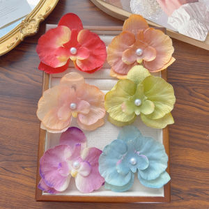 【♡Lovely girls house♡】สาวหวานดอกฟาแลนนอปซิสที่สวยงามกิ๊บติดผมอุปกรณ์กิ๊บติตผมหน้าม้า