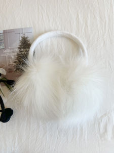 Customized Winter Furry Earmuffs Warm-Keeping Earmuffs Cute Face-Looking Small Changbai Mountain Anti-Freezing Ear Protection Ear Warmer Female
