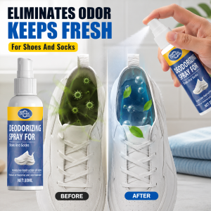 Shoe Odor Eliminator Spray Fresh Deodorizing Formula for Sports Shoes Socks and Foot Care