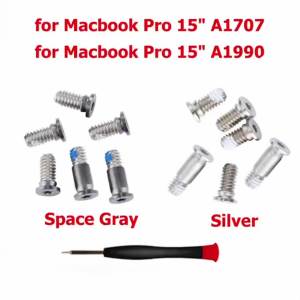 New Silver Space Gray Bottom Case Screw Screws For Macbook Pro 15" A1707 A1990 2016-2019 Year