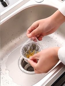 Kitchen Sink Garbage Filter Net Polyester High Density Disposable Elastic Odorless