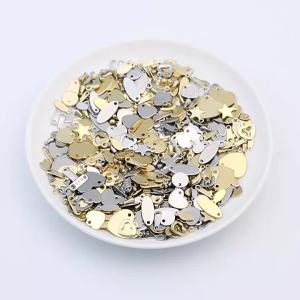 20 Chiếc Mini Thép Không Gỉ Trái Tim Ngôi Sao Giọt Nước Quyến Rũ Cho DIY Trang Sức Làm Vòng Cổ Mặt Dây Chuyền Cổ Điển Phụ Kiện Thời Trang