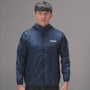 Terrel basic windbreaker jacket navy