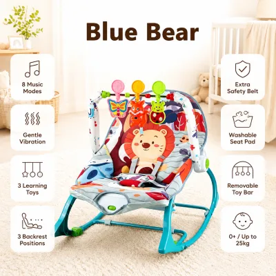 MythBaby rocking chair for baby foldable baby balance chair rocker breathable newborn sleep basket