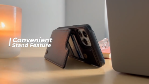 [SG] Flip Wallet Case with Built-in Card Slot for Cards&Cash/Protective Cover for iPhone 17 17Pro 17ProMax 17Air