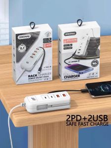 Multi-Use USB Socket New Model Extension Line Home Use Multi-Port USB Charger Fast Charging 66W PD Socket for Mobile Phone