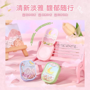 WE 3542 = 清香花季固体香膏套盒 Fresh Floral Solid Perfume Set ☞ 3 pieces per set Ready stock in Malaysia