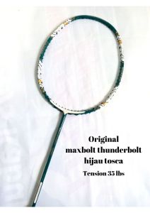 raket badminton original maxbolt thunderbolt 35lbs raket original maxbolt