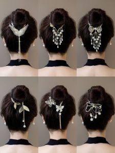 Elegant Hair Accessories for Women Fixed Hairpins Korean Style Fresh out New Summer Hair Grips Tail Cord Hair Accessories