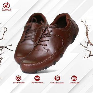 DOLCIMOD - Sepatu Kulit Pria Casual Kerja Kantor Sol Gurita Sol Gurita Anti Slip Temali Acara Resmi Kerja Nikah Kantoran Pansus Ford Terbaru Berkualitas High Quality Yongki Komaladi
