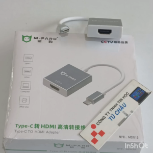 Cáp Type C ra HDMI dài 20Cm (Độ phân giải 1920x1080P@60Hz) ( USB C to HDMI Cable)