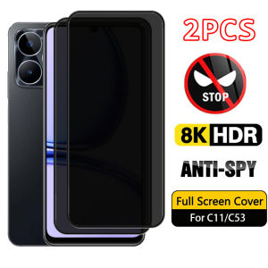 3PCS ป้องกันแสงสะท้อน ฟิล์มกระจก For OPPO A15 A16 A79 5G A31 A17 A17K A16K Realme C11 C53 8I 9I C55 8 Pro ฟิล์มกันรอยความเป็นส่วนตัว Anti spy Privacy protection