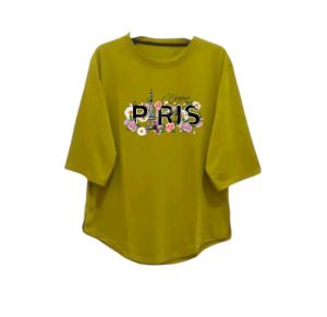 kaos oversize wanita/kaos wanita lengan 3/4 LD 120 pj 70