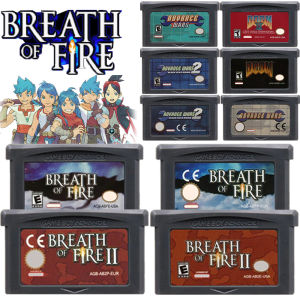 Bandai | GBA Game Cartridge Advance Wars/Breath of Fire/kirby/Super Street Fighter Series 32 Bit Video Game Console Card for GBA SP NDS