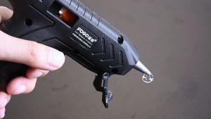 ปืนกาวร้อนละลายลิเธียมไฟฟ้าไร้สายในครัวเรือนร้อนเร็วใน 2 นาที