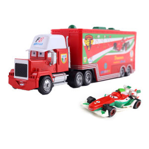 Disney Cars Mack Truck Lightning McQueen Racing 1:55 Die Cast Model Children Mini Vehicle Toys Collection Figures Birthday Gifts