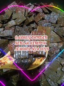 Seblak kerupuk jengkol extra pedas cikruh renyah 500 gram