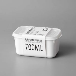 Kitchen Food Storage Containers Vacuum Storage Box Tank Square Plastic Refrigerator Fresh-Keeping Seal Bin Fresh Box Organizer