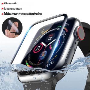 ฟิล์มเซรามิกสำหรับแอปเปิ้ลวอชซีรีส์ 9 8 7 6 45 มม. 41 มม. 42 มม. 44 มม. 40 มม. 38 มม. ป้องกันหน้าจอสำหรับไอวอทช์ อัลตร้า 1 2 3 49 มม. ไม่ใช่กระจก