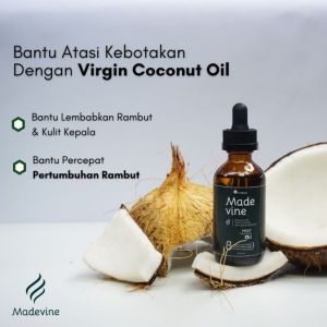 Serum Penumbuh Rambut Botak - Madevine Hair Oil 60ml (3 Pcs)