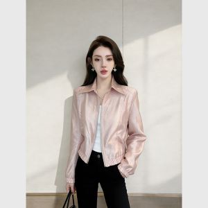 Pink Female Spring New Fashionable Outerwear