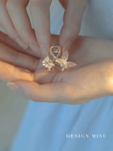 เครื่องประดับผมแบบหนีบเล็ก เครื่องประดับผมสไตล์เกาหลีสำหรับผู้หญิง ขนาดเล็ก ประดับผมส่วนบน แฟชั่นฤดูร้อน 2023