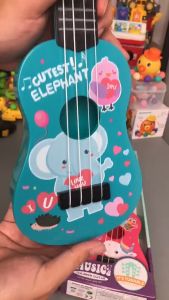 Mini Guitar Ukulele Toy - Playable Ukulele Music Instrument Toy Guitar with Authentic Sound for Musical Fun Early Education Toys for Kids Xmas Chirstmas Birthday Gift - Mainan Muzik Kanak Budak Perempuan Lelaki - 儿童小吉他它玩具可弹奏仿真尤克里里乐器琴音乐