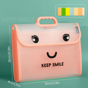 1 Cái A4 13-Pocket Accordion File Folder Bộ Sắp Xếp Tài Liệu Di Động Dành Cho Sinh Viên/văn Phòng Chất Liệu PP