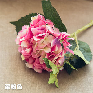 Pink Series Artificial Flowers Tabletop Decorative Single Bouquet Indoor Faux Flower Arrangement Modern Simplicity Style Silk Flowers