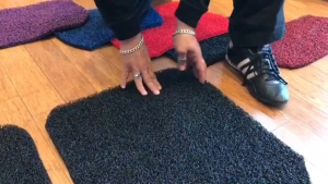 For JETOUR DASHING PRE CUT Customized 12-18mm Car Floor Mat Coil Mat Carpet Kereta Spike Grip Backing Carmat