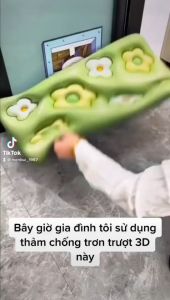 THẢM LAU CHÂN IN HÌNH 3D HOẠ TIẾT NỔI SIÊU THẤM HÚT HÀNG LOẠI 1 ( giao màu ngẫu nhiên )