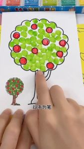 Lukisan Jari Kanak Kanak Set Mewarna DIY Buku Aktiviti Tadika Mainan Pendidikan Awal Kids Finger Painting DIY Craft Set Kindergarten Coloring Book Educational Toys 宝宝手指画DIY手工涂色画套装幼儿园涂色书益智玩具 A479