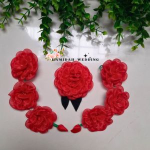 Bunga Jebehan Organdi/Hiasan Sanggul