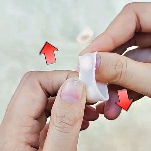 2Pcs Silicone Ingrown Toenail Correction Tool Korektor Kuku Canteng Spacers Foot Care Tool