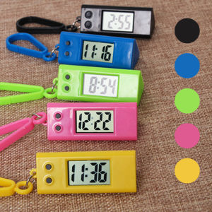 Multifungsi Gantungan Kunci Jam Digital Kecil Lcd Jam Elektronik