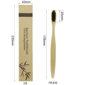 10Pcs Colorful Natural Bamboo Toothbrush Soft Bristle Charcoal Teeth Whitening Bamboo Toothbrushes Soft Dental Oral Care