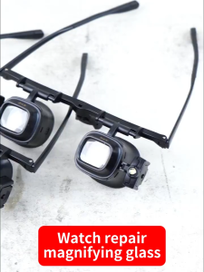 SunFire Kacamata Pembesar 22x untuk servis hp, zoom, baca orang tua, dan menjahit dengan lampu led Glasses