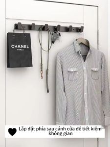 [Hàng Cao Cấp] Thanh Móc Treo Tường Quần Áo Đa Năng Treo Đồ Nhà Tắm Nhà Vệ Sinh Chịu Tải Tốt Không Cần Khoang Tường